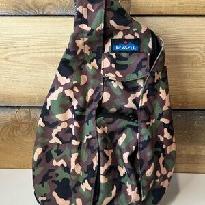 KAVU Rope Bag Camouflage Crossbody Sling Bag